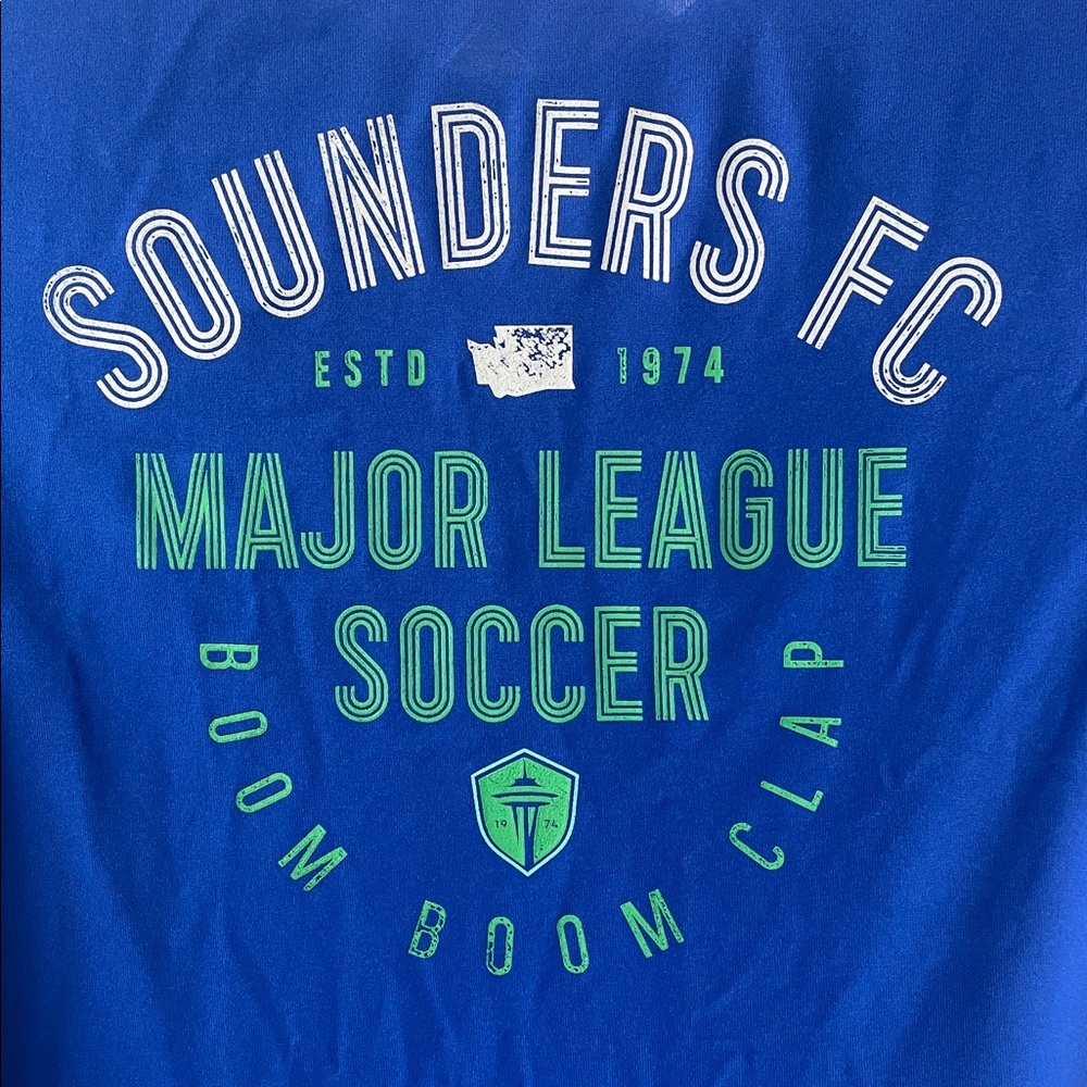 Adidas Seattle Sounders MLS Short Sleeve T-Shirt - Picture 6 of 10